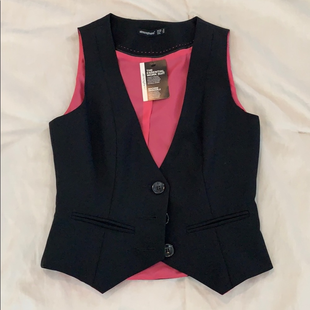 New with tags! Black women’s suit vest size 8 UK